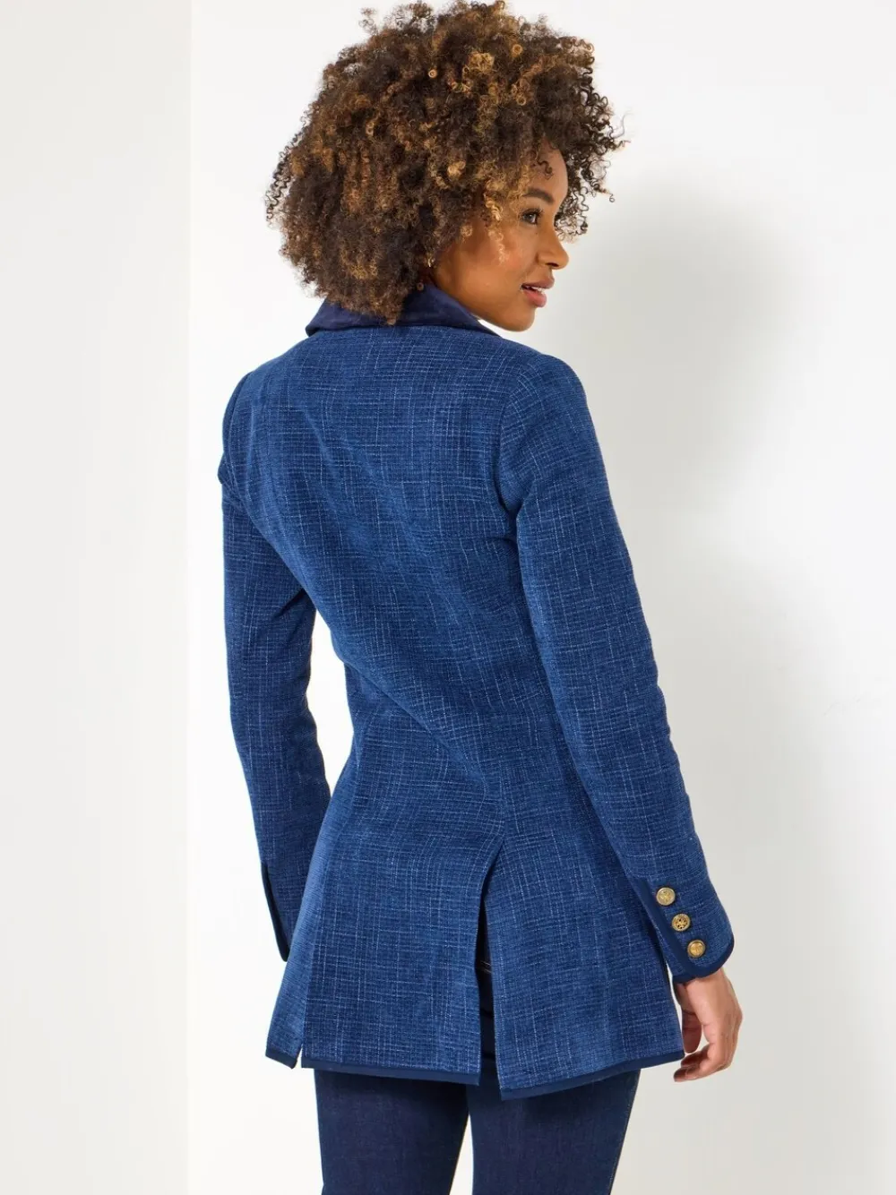 Navy Longline Jacket*Joe Browns Clearance