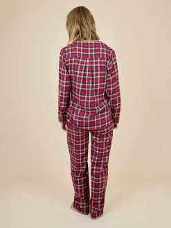 klassieke kerstpyjamaset met ruit voor dames*Jojo Maman Bébé Outlet