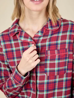 klassieke kerstpyjamaset met ruit voor dames*Jojo Maman Bébé Outlet