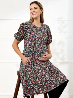 zwangerschaps- en voedingsjurk van jersey met dubbele laag*Jojo Maman Bébé Best