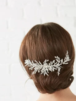 - Haarkam met kristallen, kralen en twijgjes*Jon Richard Discount