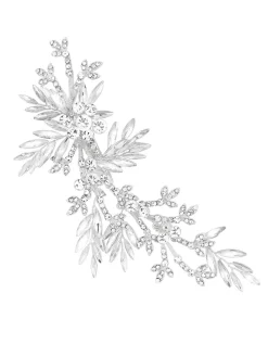 - Tiara met kristalblad aan de zijkant*Jon Richard New