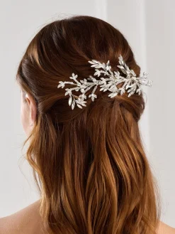 - Tiara met kristalblad aan de zijkant*Jon Richard New