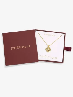 18K Plated Clover Pendant - Geschenkset*Jon Richard Sale