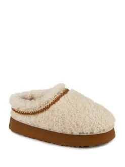 Dames Miley wintermuiltjes met plateauzool*Just Sheepskin Outlet