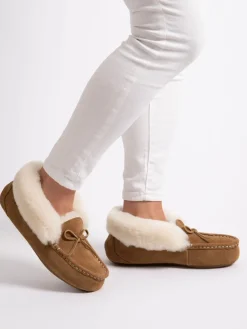 Francesca wintermoccasinpantoffels voor dames*Just Sheepskin New