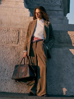 - Corduroy broek met wijde pijpen*Next