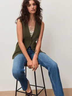 Kakigroen - Crosshatch Waistcoat Blazer*Next Sale