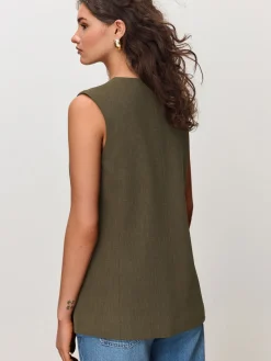 Kakigroen - Crosshatch Waistcoat Blazer*Next Sale