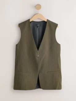 Kakigroen - Crosshatch Waistcoat Blazer*Next Sale
