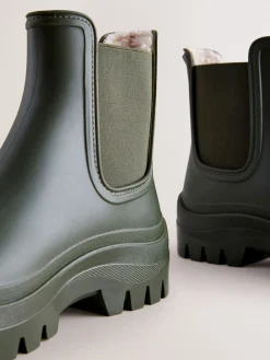 - Faux Fur Lined Chelsea Ankle Wellies*Next Hot