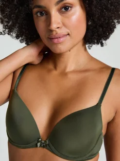 Kakigroen - Hunkemöller - Diepuitgesneden beugelbeha met vulling*Hunkemoller Clearance