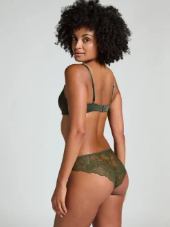 Kakigroen - Hunkemöller - Diepuitgesneden beugelbeha met vulling*Hunkemoller Clearance