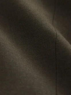 Kakigroen - Op maat gemaakte blazer met enkele rij knopen van wol*Next Hot