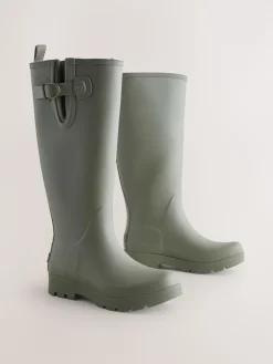 - Premium Faux Fur Lined Knee High Wellies*Next Hot