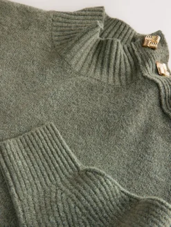 - Stand Neck Knitted Midi Jumper Dress*Next Hot