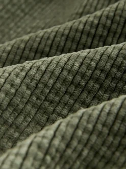 Kakigroen - Wijde pijpen zachte corduroy broeken*Next Sale