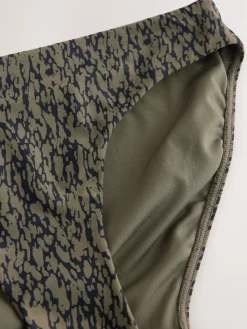 Kakigroen/zwart - Bikinibroekjes*Next Sale