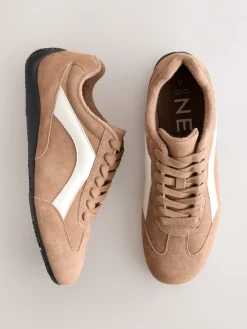 - Forever Comfort® Leather Slimsole Lace-Up Trainers*Next Sale