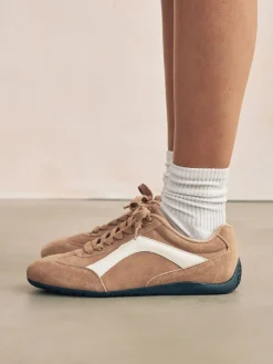 - Forever Comfort® Leather Slimsole Lace-Up Trainers*Next Sale