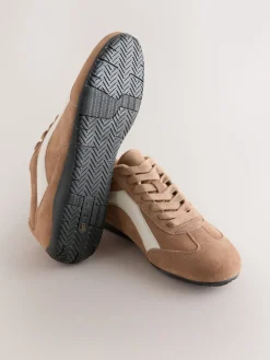 - Forever Comfort® Leather Slimsole Lace-Up Trainers*Next Sale