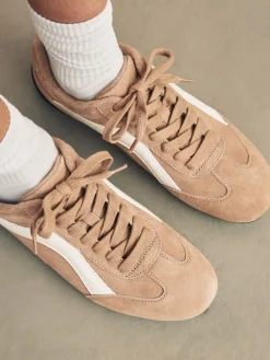 - Forever Comfort® Leather Slimsole Lace-Up Trainers*Next Sale