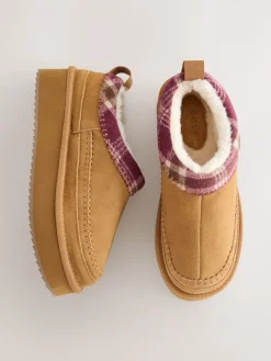 - Forever Comfort® Leather Fur Lined Cosy Platform Shoes*Next Sale