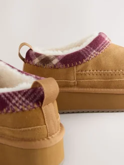 - Forever Comfort® Leather Fur Lined Cosy Platform Shoes*Next Sale