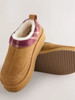 - Forever Comfort® Leather Fur Lined Cosy Platform Shoes*Next Sale