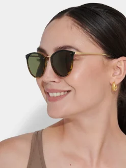 SANTORINI | Gradient Black Tortoiseshell Sunglasses*Katie Loxton
