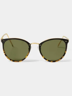 SANTORINI | Gradient Black Tortoiseshell Sunglasses*Katie Loxton