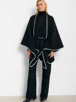 Whipstitch Cape With Belt*Katie Loxton New