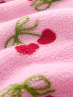 Kersenprint - Active Quarter Zip Borg Jacket*Next Best