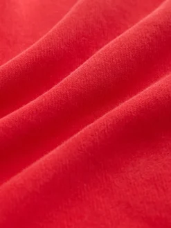 Kersrood - Active Longline Overhead Hoodie met superzacht naaddetail en zakken*Next Hot