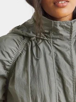 - Longline Rubberised Raincoat.*Simply Be New