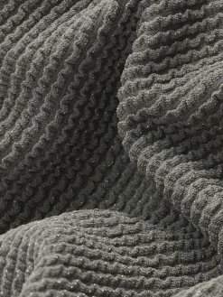 Khaki groen met glitters - Diepuitgesneden vormgevend buikcorrigerend badpak*Next Best