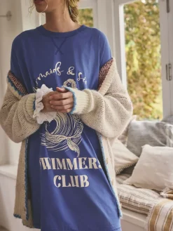 Kobaltblauw - Graphic Nightie*Next Discount