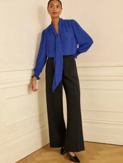 - blouse met lange mouwen en striksluiting*Love & Roses Clearance