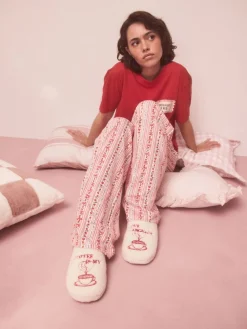 Koffie - Mule Borg Pantoffels*Next