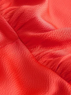 - Textured Satin Scarf Neck Midi Dress*Next Discount