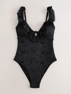 buikcorrigerend Broderie Zwempak*Laura Ashley Clearance