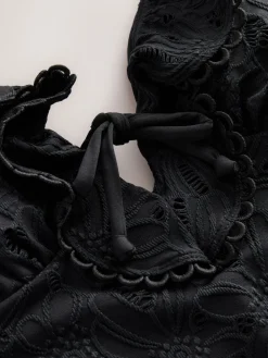 buikcorrigerend Broderie Zwempak*Laura Ashley Clearance