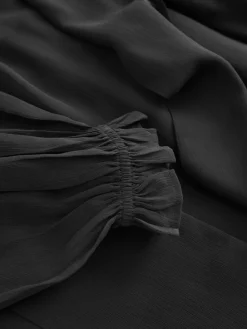 Chiffon Scarf Bow Blouse*Laura Ashley Sale