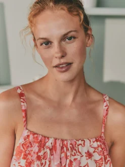 Cotton Scalloped Slip Nightie*Laura Ashley