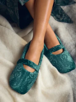 Mary Jane Slippers*Laura Ashley