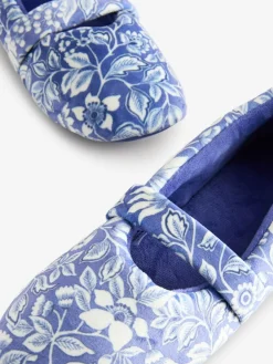 Oastbrook Mary Jane Slippers*Laura Ashley Clearance