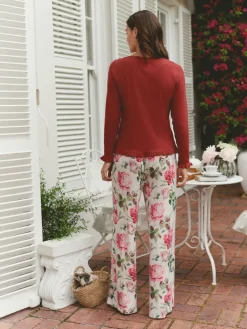 Pointelle jersey pyjama's met lange mouwen*Laura Ashley Best