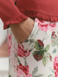 Pointelle jersey pyjama's met lange mouwen*Laura Ashley Best