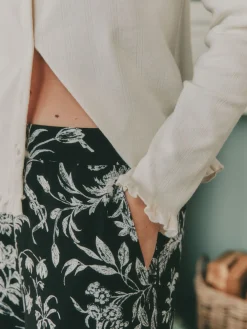 Pointelle Long Sleeve Pyjamas*Laura Ashley Online