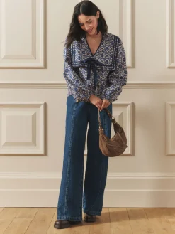 Sailor Collar Blouse*Laura Ashley Sale